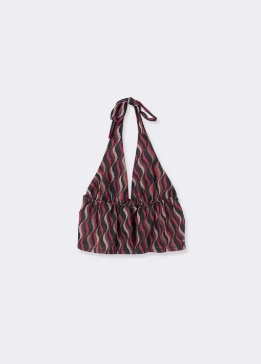 Top Estampado Ondas