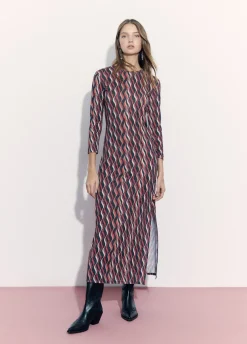 Vestido Estampado Ondas