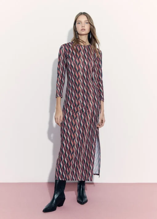 Vestido Estampado Ondas