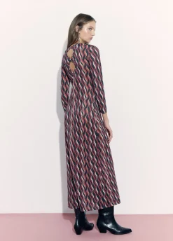 Vestido Estampado Ondas