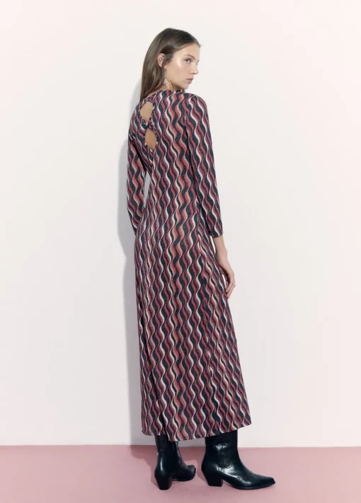 Vestido Estampado Ondas