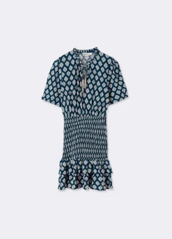 Vestido Gomas Etnico Abalorios