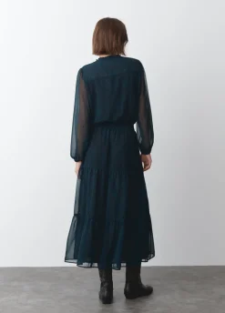 Vestido Largo Mancha Animal