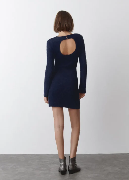 Vestido Pelo Apertura Espalda