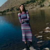 Vestido Space Dyed Largo